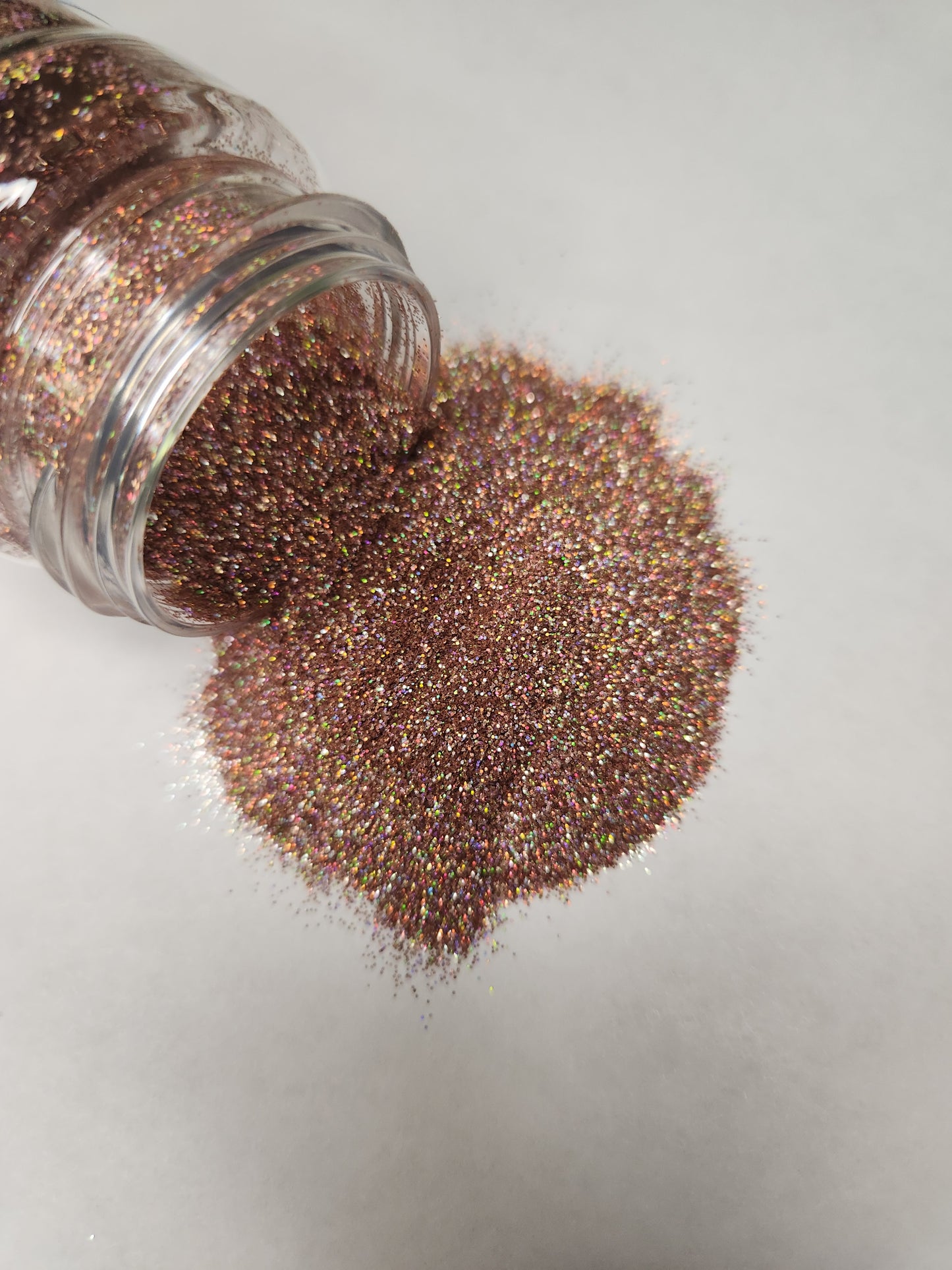 Rose - .2mm Holographic Rose Gold Fine Glitter - 2oz