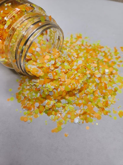 Candy Corn - Custom Mixed Glitter - 2oz