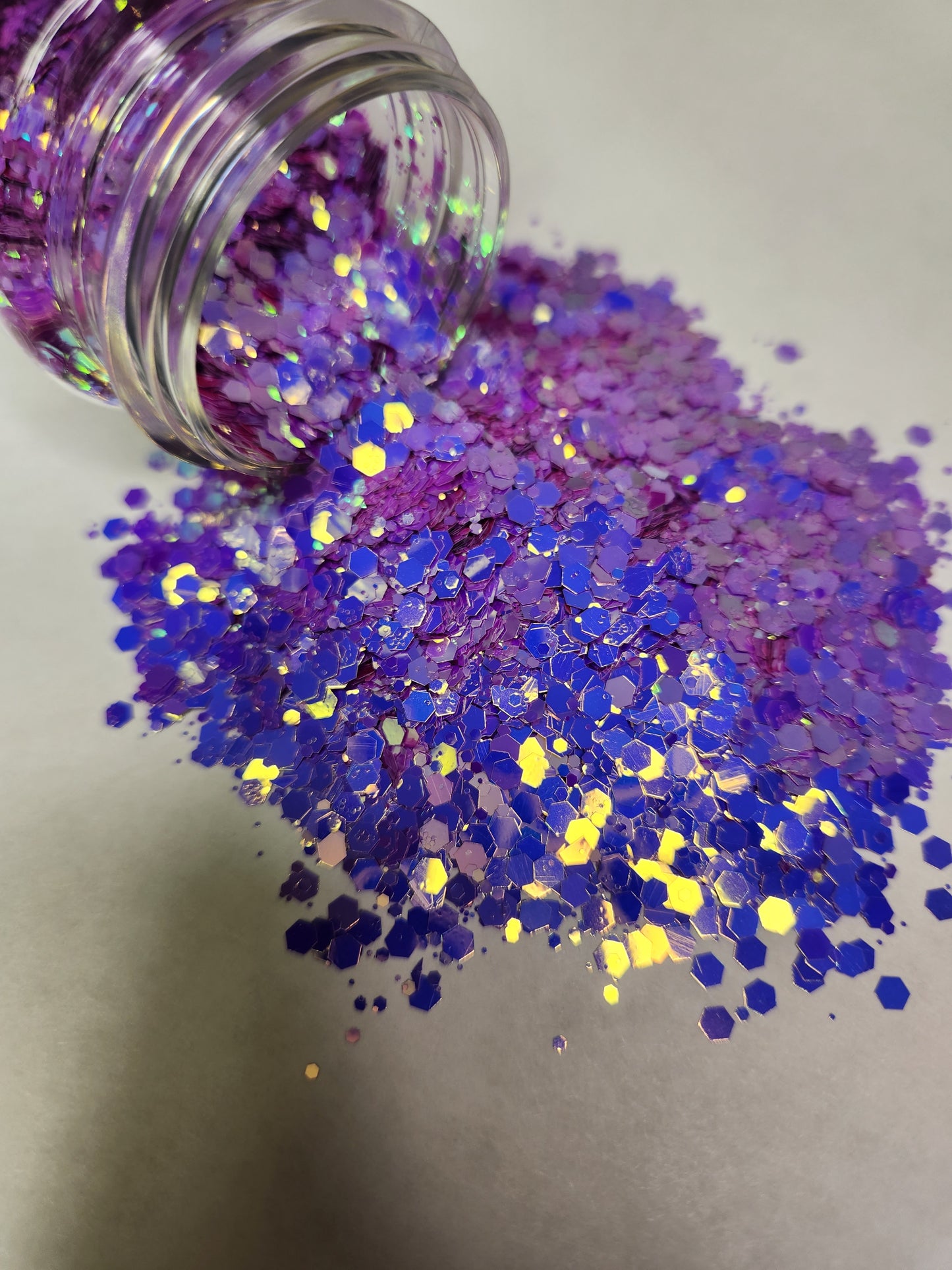 Sugarplum - General Mixed High Brightness Fluorescent Iridescent Fuchsia Glitter - 2oz