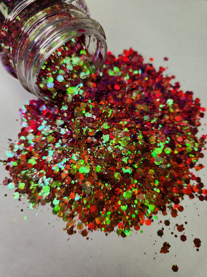 Sleigh Bells- General Mixed Iridescent Glitter - 2oz