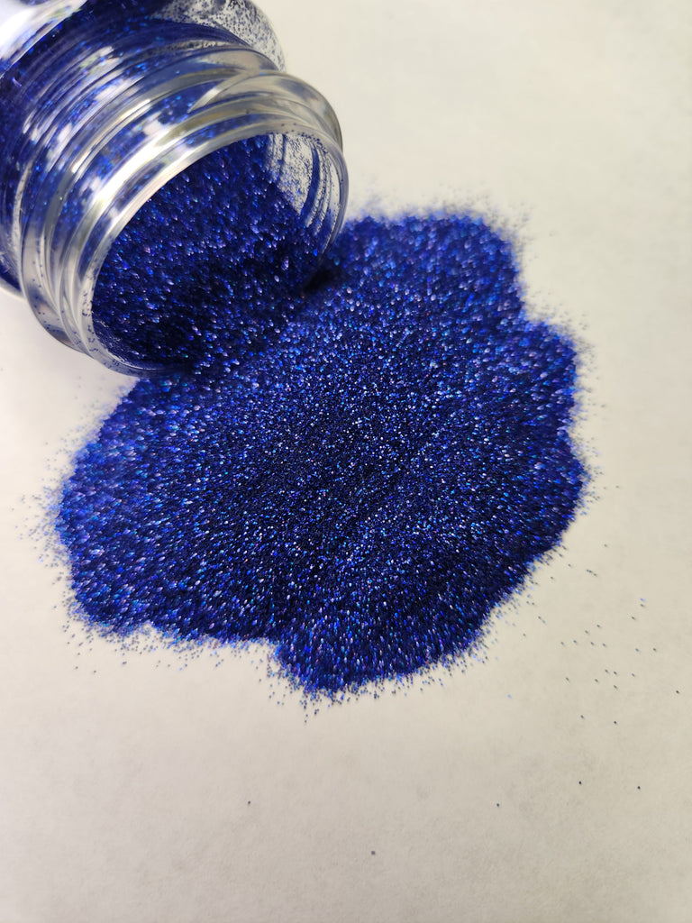 Blueburry - .2mm Holographic Deep Blue Extra Fine Glitter - 2oz