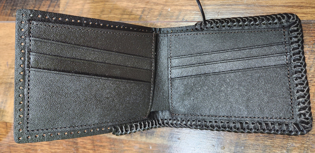 Custom Bi-Fold Leather Wallet