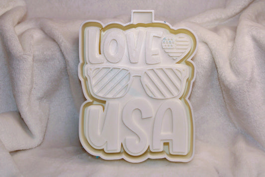 Love USA Freshie Mold