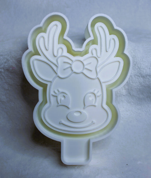 Reindeer Freshie Mold