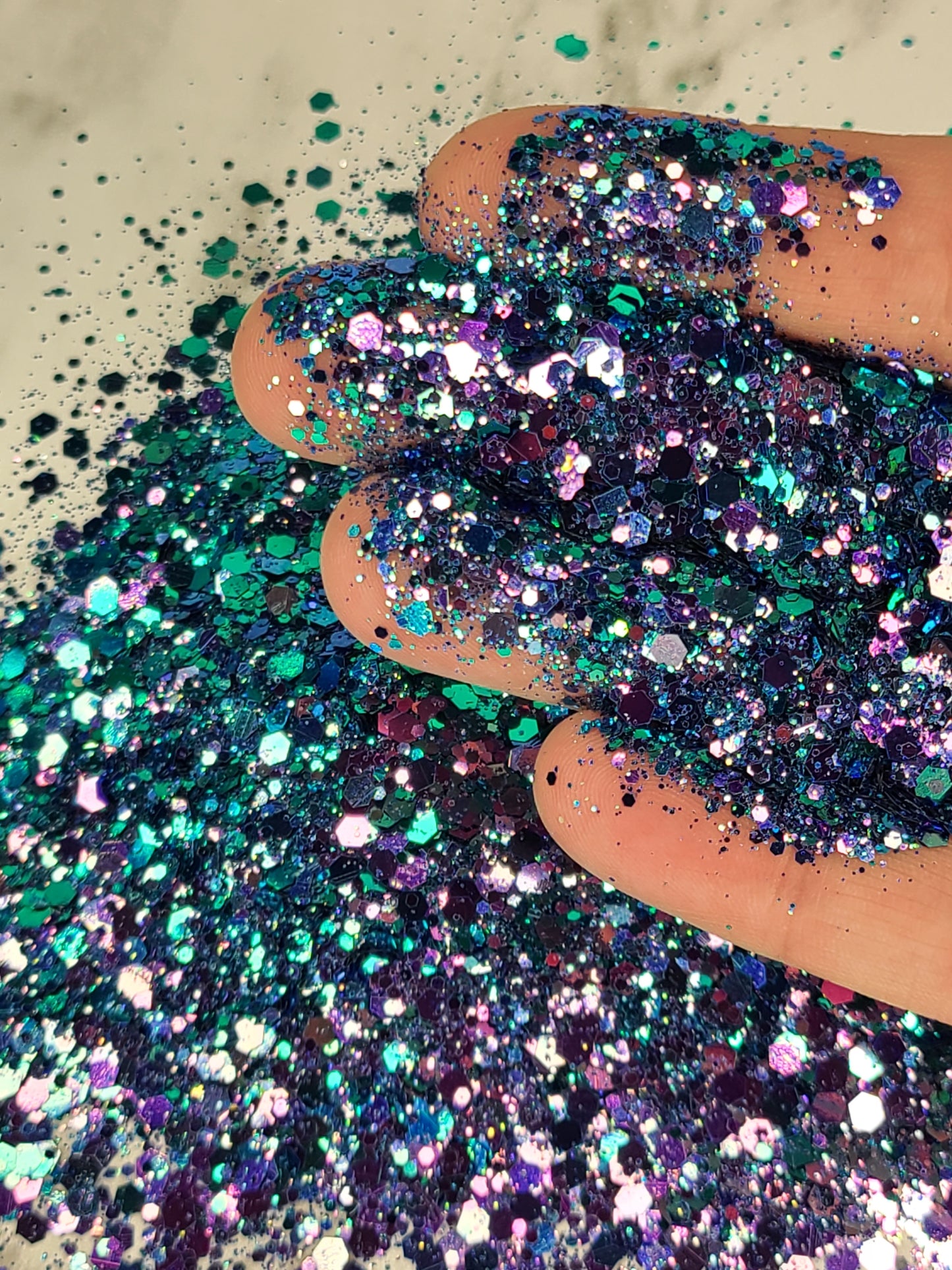 Unicorn Mane - General Mixed Iridescent Glitter - 2oz