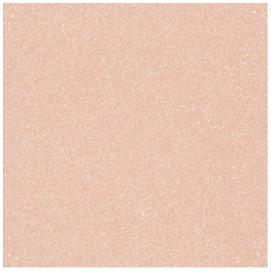 Bridal Pink Sparkle Glitter Metallic Cast Vinyl - 12" x 12" sheets