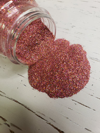 My Girl - .2mm Holographic Hazy Pink Extra Fine Glitter - 2oz