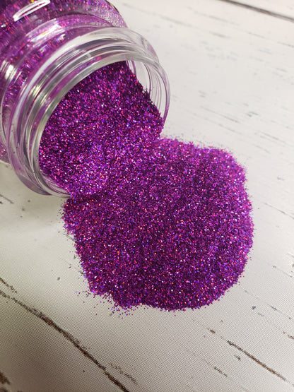 Razzberry Fizz - .2mm Holographic Purple Extra Fine Glitter - 2oz