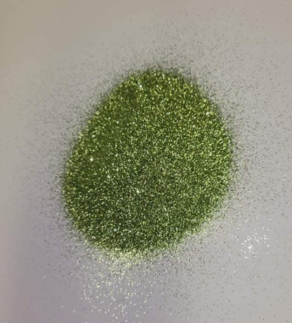 Olive Dream  - 0.3mm Light Green Fine Glitter Pure Color - 2oz