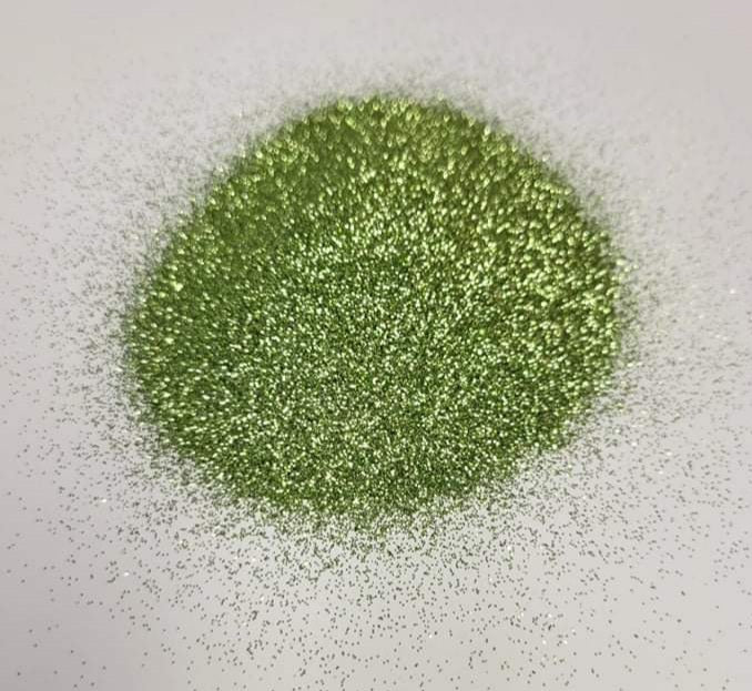 Olive Dream  - 0.3mm Light Green Fine Glitter Pure Color - 2oz