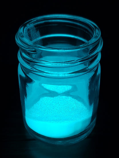 Glow in the Dark Aqua - 10 grams