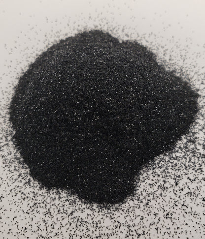 Raven - 0.2mm Black Pearl Fine Glitter Pure Color - 2oz