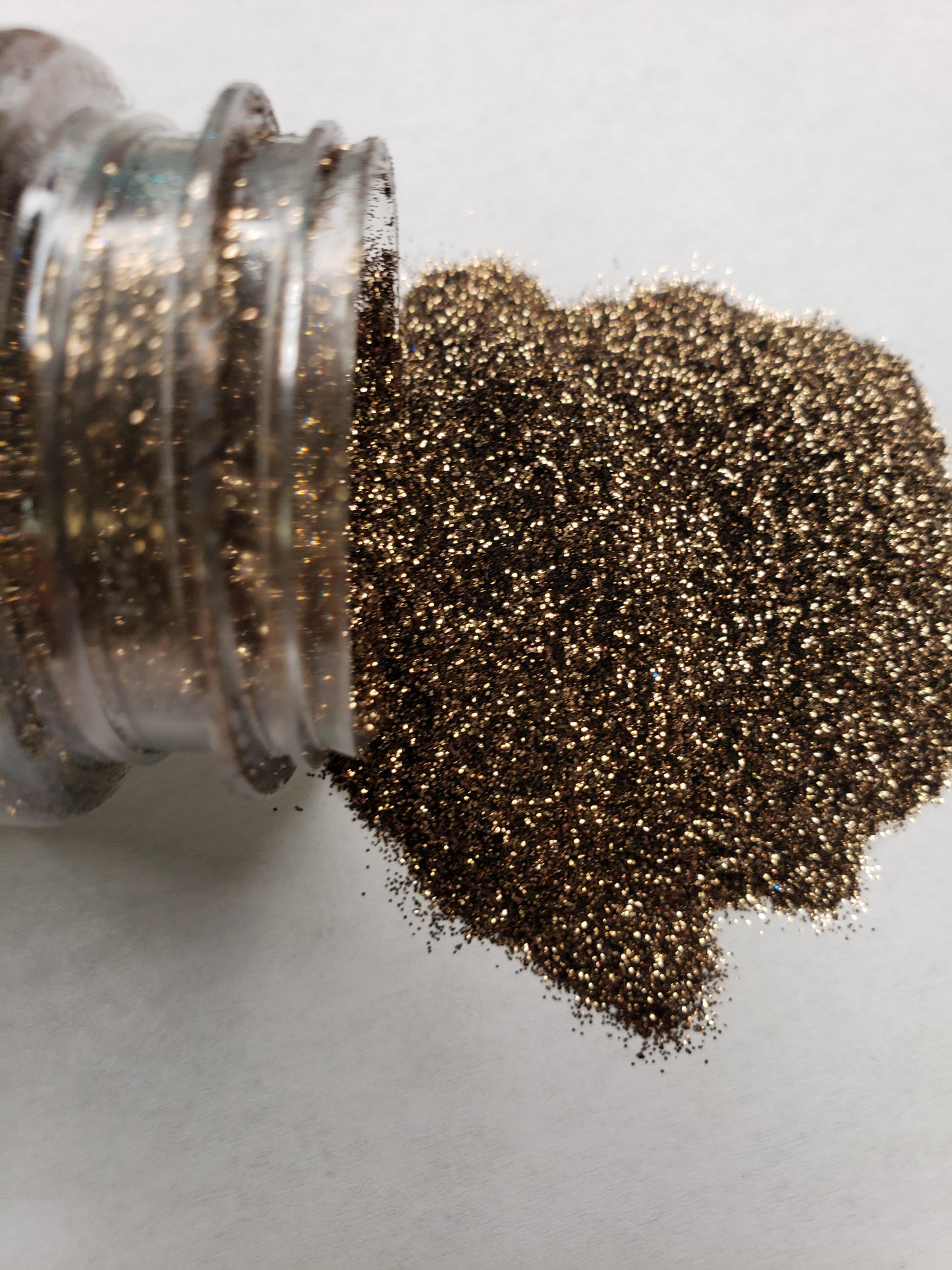 Coffee Time - .2mm Fine Metallic Brown Polyester Glitter - 2oz