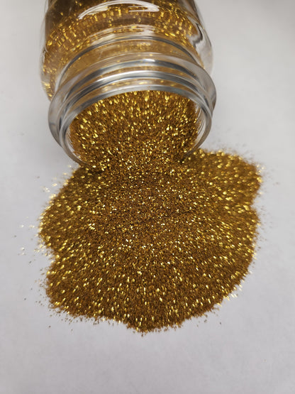 24k - 0.2mm Gold Fine Glitter Pure Color - 2oz