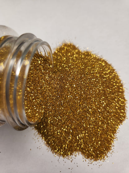 24k - 0.2mm Gold Fine Glitter Pure Color - 2oz