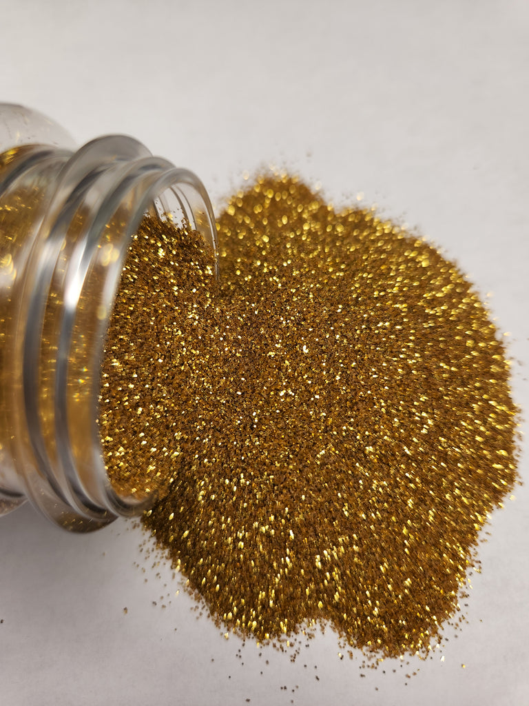 24k - 0.2mm Gold Fine Glitter Pure Color - 2oz