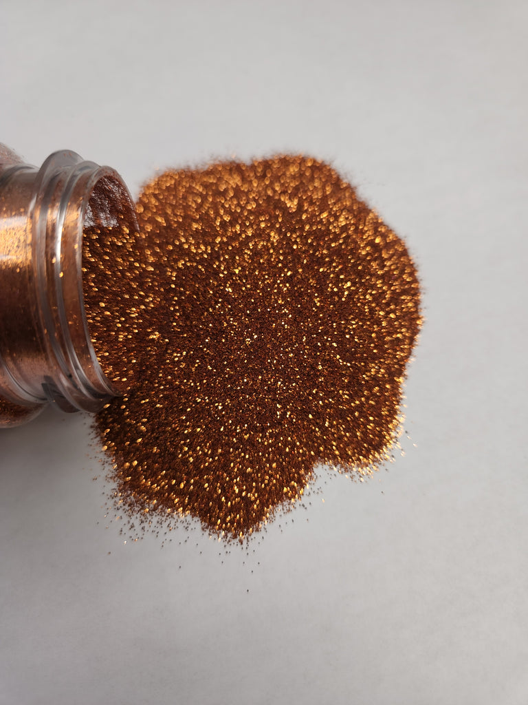 Northern Rust - .2mm Fine Metallic Burnt Orange Polyester Glitter - 2oz