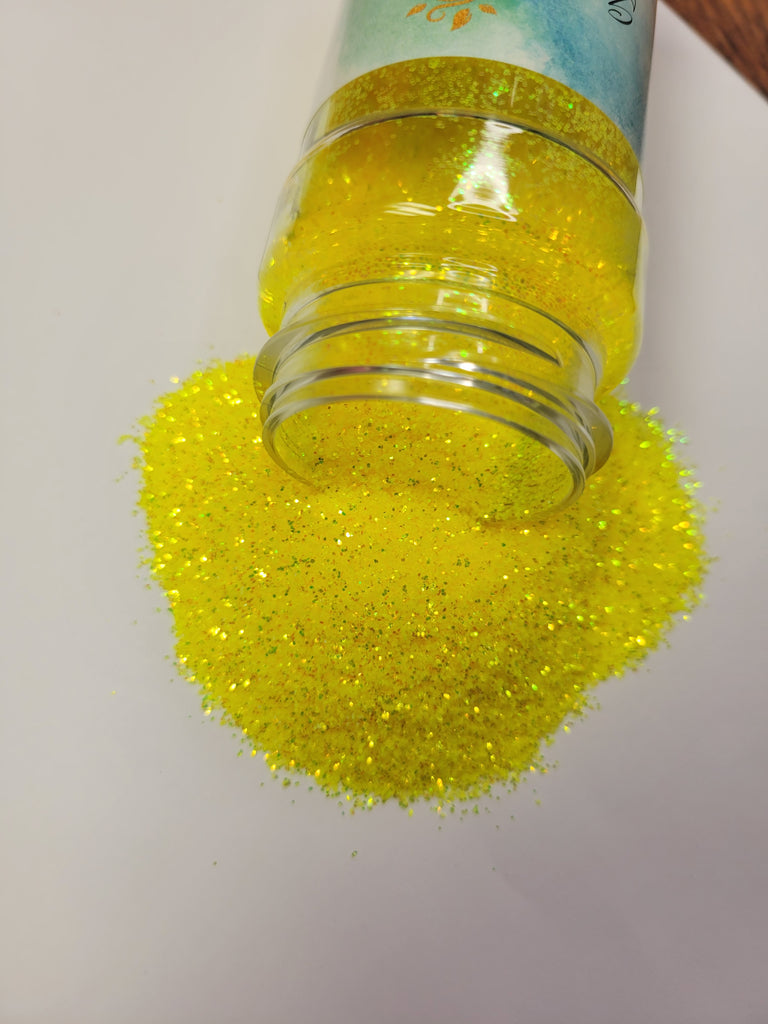 Lemonade - .4mm Neon Iridescent Glitter - 2oz