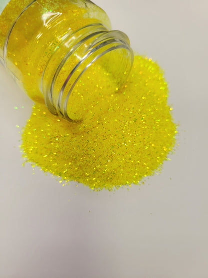 Lemonade - .4mm Neon Iridescent Glitter - 2oz