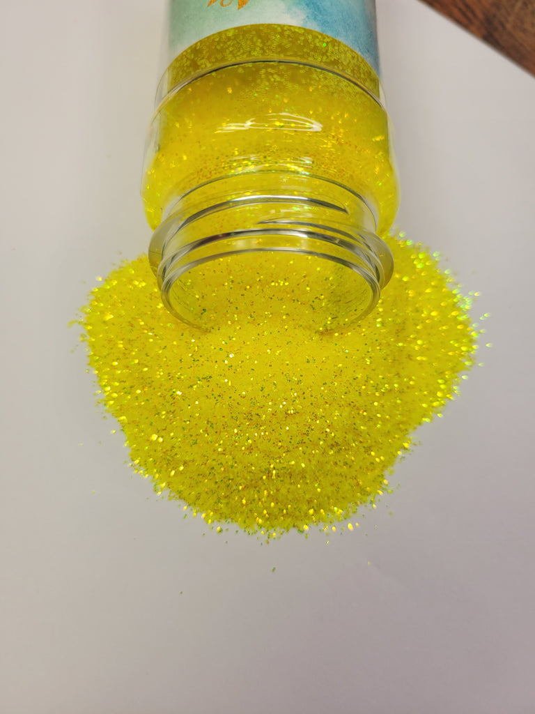 Lemonade - .4mm Neon Iridescent Glitter - 2oz