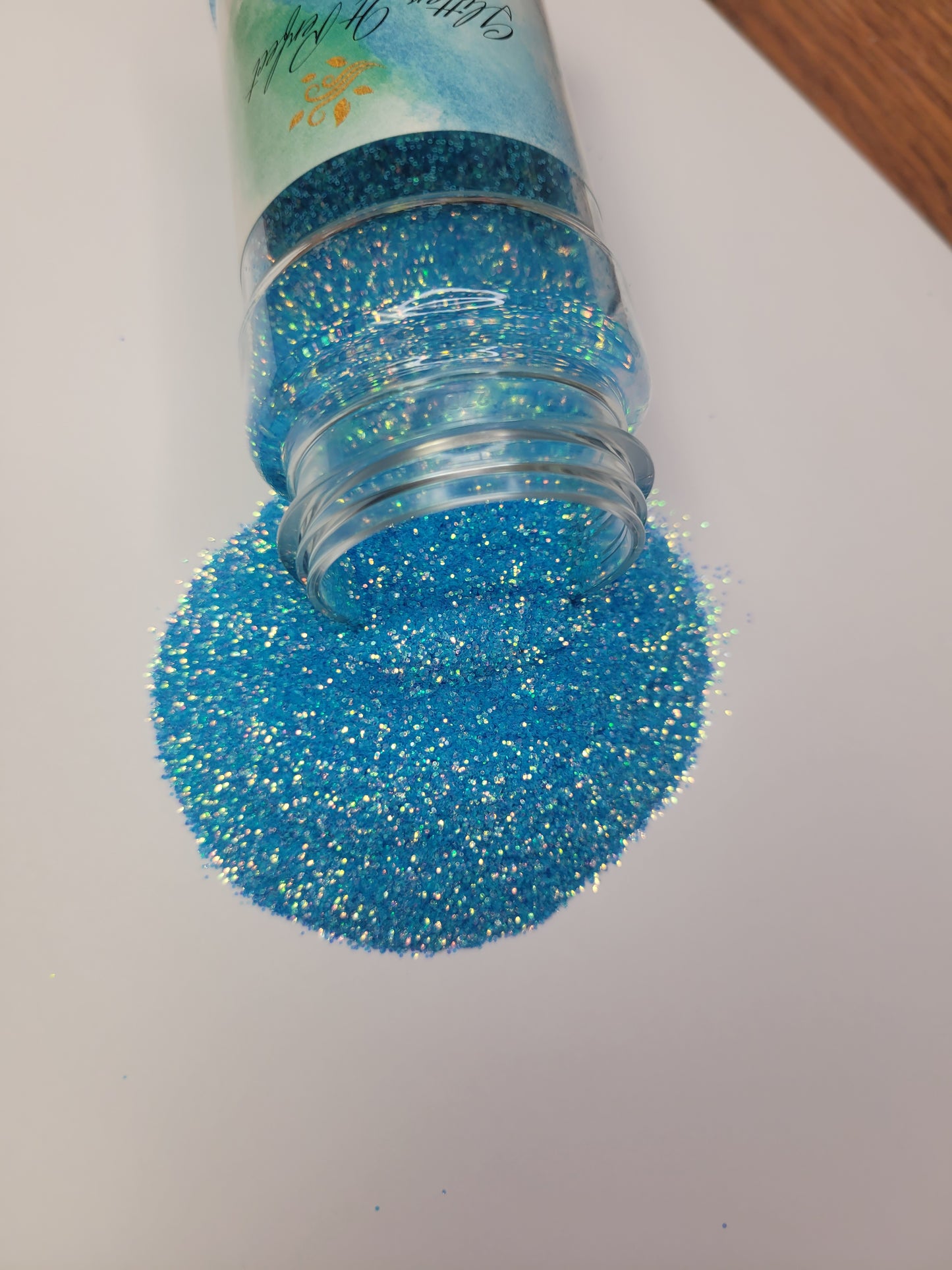 Robin Egg - .4mm Neon Iridescent Glitter - 2oz