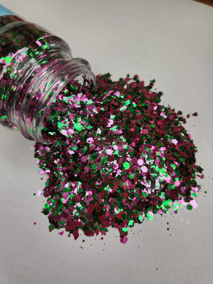 Watermelon Crawl - General Mixed Polyester Glitter - 2oz