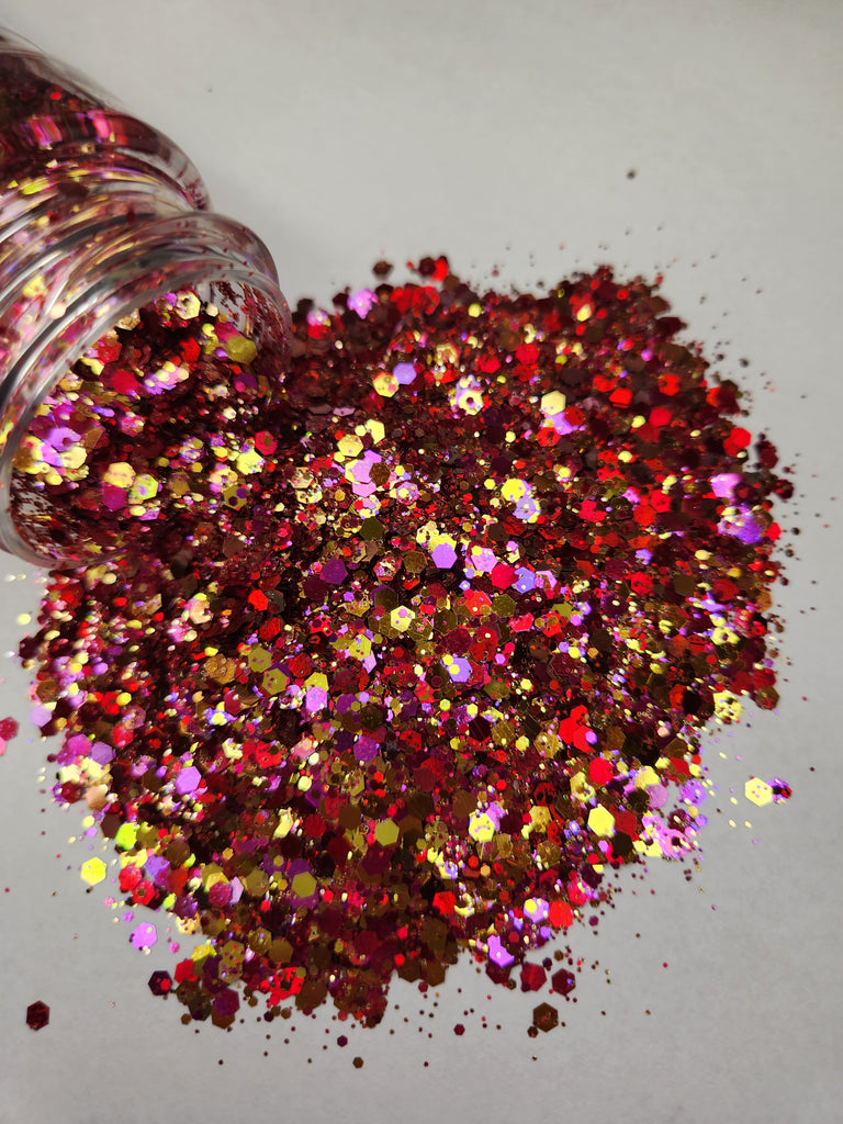 Be Mine - General Mixed Polyester Glitter - 2oz