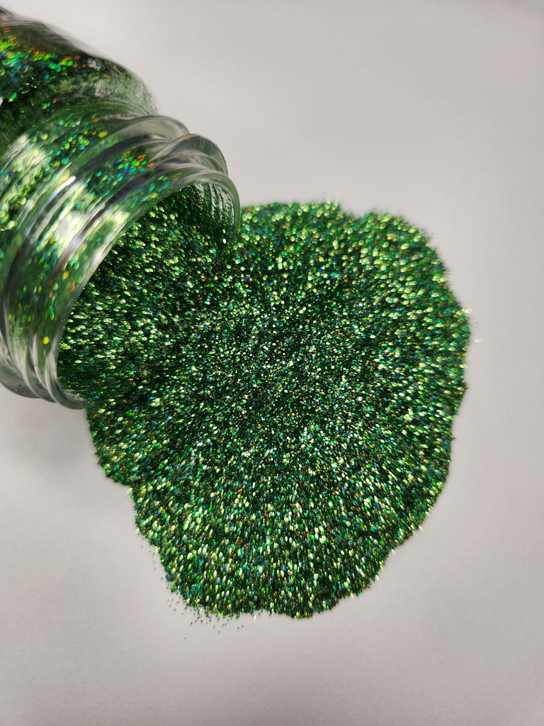 Tink - .2mm Holographic Grass Green Fine Glitter - 2oz
