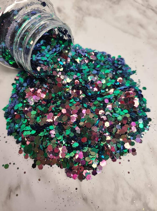 Dragon Scales - General Mixed Iridescent Glitter - 2oz